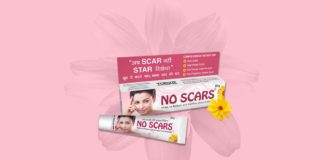 Applying no scars cream to the skin no scars cream details