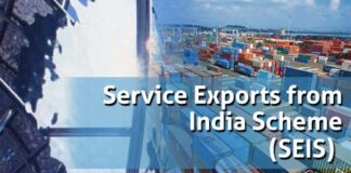List of Services under SEIS (Service Export From India Scheme) for service exporters in India