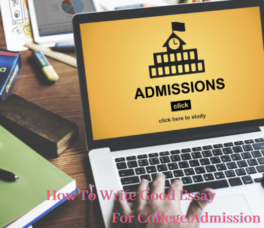 How To Write Good Essay For College Admission
